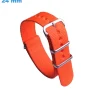 Bracelet 24 mm Nylon Orange pour montre