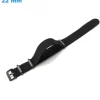 Bracelet 22 mm Nylon pour montre Noir
