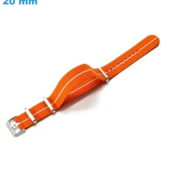 Bracelet 20 mm Nylon pour montre Orange