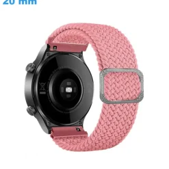 Bracelet 20 mm Nylon Rose de montre