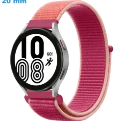 Bracelet 20 mm Nylon Rose montre