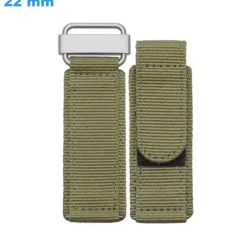 Bracelet 22 mm Nylon Vert pour montre