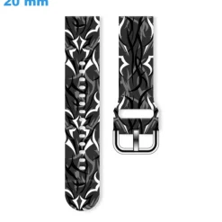 Bracelet 20 mm Silicone montre Motif Ardillon