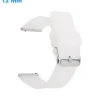 Bracelet 12 mm Silicone Transparent de montre Ardillon