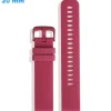 Bracelet 20 mm Silicone Violet montre