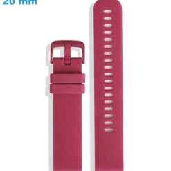 Bracelet 20 mm Silicone Violet montre