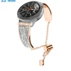Bracelet montre Doré rose et Argenté 22 mm Acier inoxydable