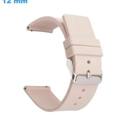 Bracelet montre 12 mm Caoutchouc Rose