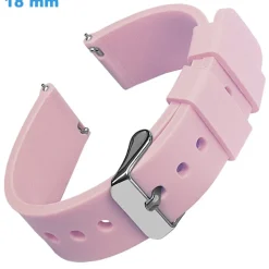 Bracelet montre 18 mm Silicone Rose Ardillon