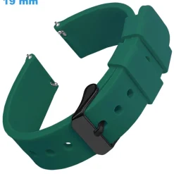 Bracelet montre 19 mm Silicone Vert