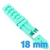 Bracelet montre pas cher silicone bleu ciel 18 mm