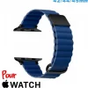 Bracelet montre pour Apple Watch Noir Cuir 42 mm