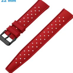 Bracelet montre Rouge 22 mm Silicone