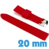 Bracelet montre Rouge Silicone  20 mm pas cher