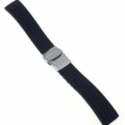 Bracelet Montre Silicone 20 mm Noir