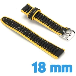 Bracelet montre sport 18mm de qualité