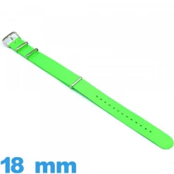 Bracelet Nato Textile Green fluo 18mm de montre