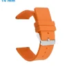 Bracelet Orange 14 mm Caoutchouc de montre