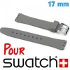 Bracelet pas cher pour montre marque Swatch gris