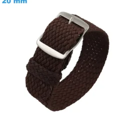 Bracelet pour montre Brun 20 mm Nylon Ardillon