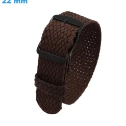 Bracelet pour montre 22 mm Nylon boucle Ardillon Brun