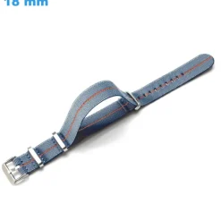 Bracelet pour montre 18 mm Nylon Gris