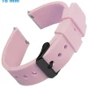 Bracelet pour montre 16 mm Silicone Rose