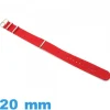 Bracelet pour montre Nato Rouge tissu 20 mm