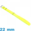 Bracelet pour montre Textile N.A.T.O Yellow fluo 22 mm