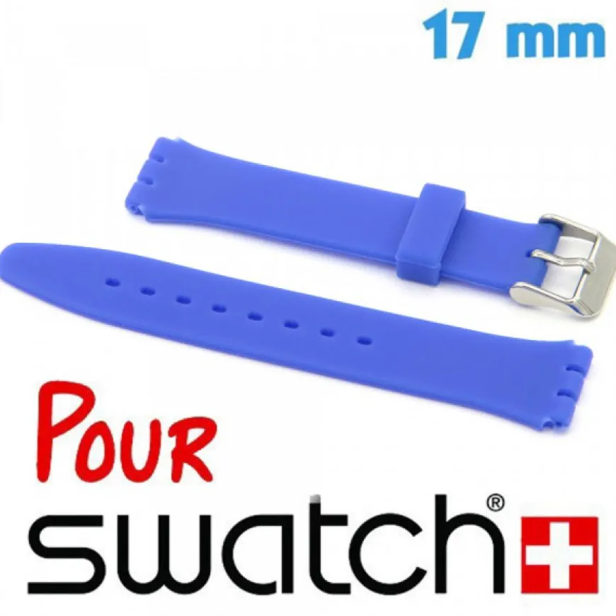Bracelet pour Swatch gent pas cher 17 mm