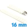 Bracelet Silicone 1,6 cm Blanc