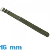 Bracelet Textile 16 mm N.A.T.O Olive de montre