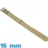Bracelet Textile montre 16mm Nato