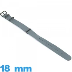 Bracelet tissu pour montre 18mm N.A.T.O