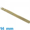 Bracelet tissu pour montre 14 mm N.A.T.O