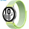 Bracelet Vert 20 mm Nylon pour montre Velcro