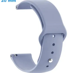 Bracelet Violet 20 mm Caoutchouc montre