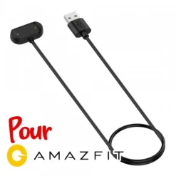 Câble USB de chargement pour montre connectée Amazfit (t-rex pro GTR 2/2e/3/3 pro, Zepp E, GTS 2/2e/2 mini/3, ...)