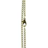Chaine de cou pour montre pendentif 78 cm doré maillons fins