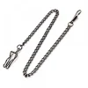 Chaine montre gousset noire 30 cm