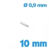 Clavette avec moletage diamètre 0,9 10mm pour bracelet