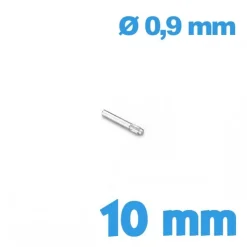 Clavette avec moletage diamètre 0,9 10mm pour bracelet