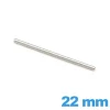 Clavette droite 22 mm diamètre 1.0 mm pour bracelet métal montre