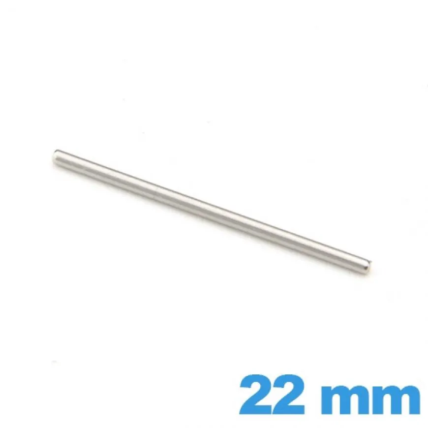 Clavette droite 22 mm diamètre 1.0 mm pour bracelet métal montre