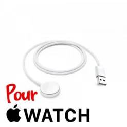 Cordon USB pour smartwatch Apple (Watch 5 Watch 7, Watch 2, Watch 6, Watch 1, Watch 3, ...) de rechange