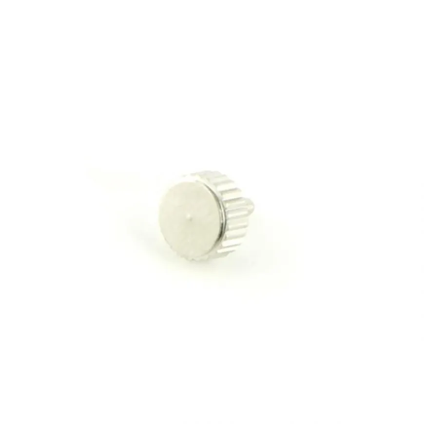 Couronne de montre 6*3*7,1*0,90 en métal argentée