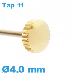 Couronne de montre / 4,0 mm - Doré TAP 11