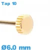 Couronne de montre TAP 10 / 6,0mm - Cuivre