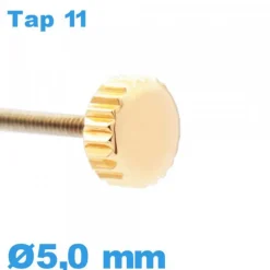 Couronne de montre TAP 11 / 5,0mm - Cuivre