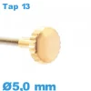 Couronne de montre tube long / 5,0 mm - Or rose TAP 13